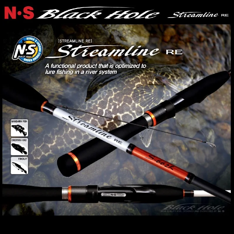 NS Streamline RE S-662L Spin Rod 3-8lb 2pc