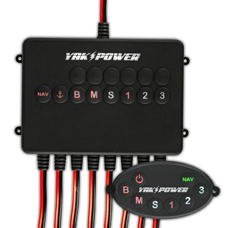 Yak Power Wireless 8 Circuit Digital Switcher with Integrated Bluetooth