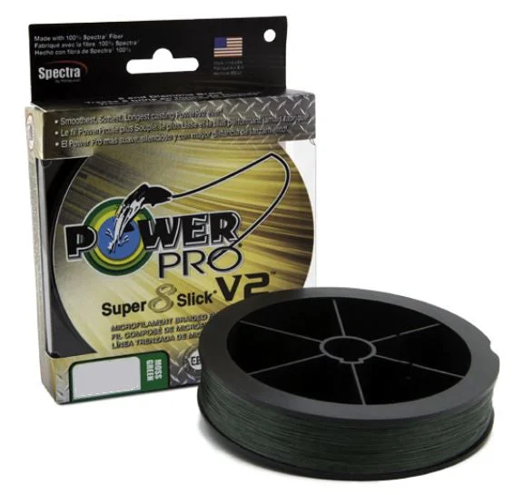 Power Pro Super8Slick V2 Moss Green Braided Line