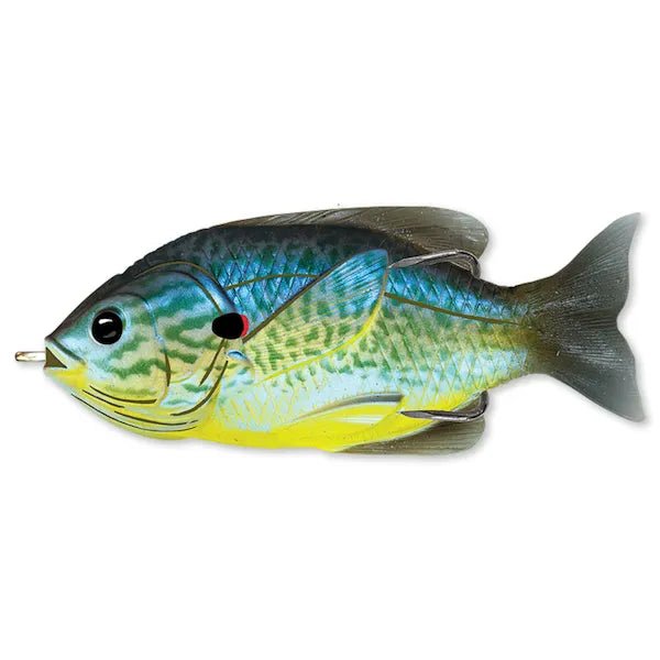 LiveTarget Hollow Body Sunfish 3" 7/16 Oz Blue/Yellow Pumpkinseed Qty 1