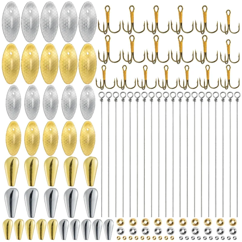 Dr.Fish 120pcs Spinner Making Kit