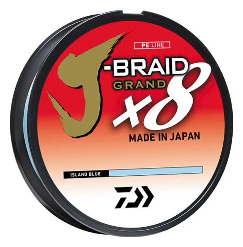 Daiwa J-Braid Grand x8 Island Blue Braided Line