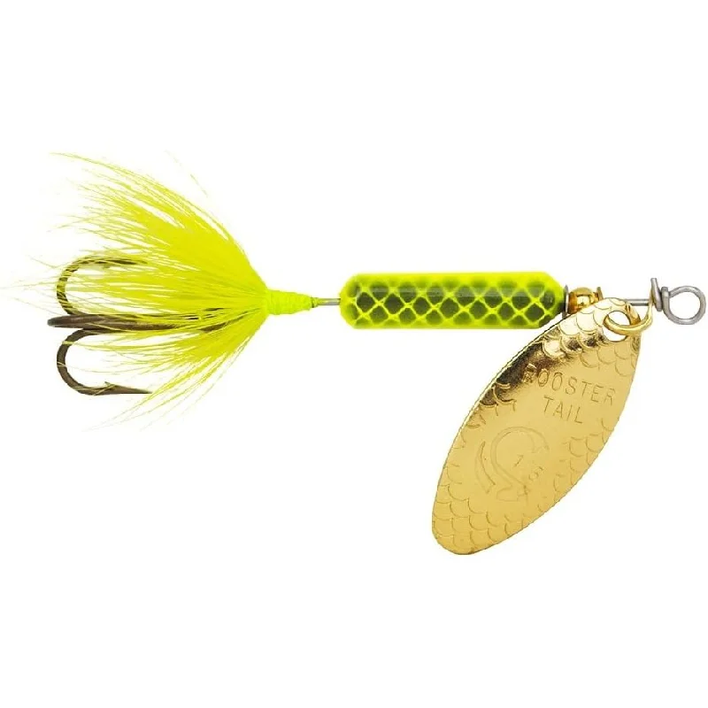 Wordens Rooster Tail In-Line Spinner 2" 1/16 Oz Chartreuse