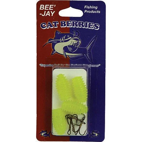 Bee-Jay Cat Berries Worm Charteuse Qty 4