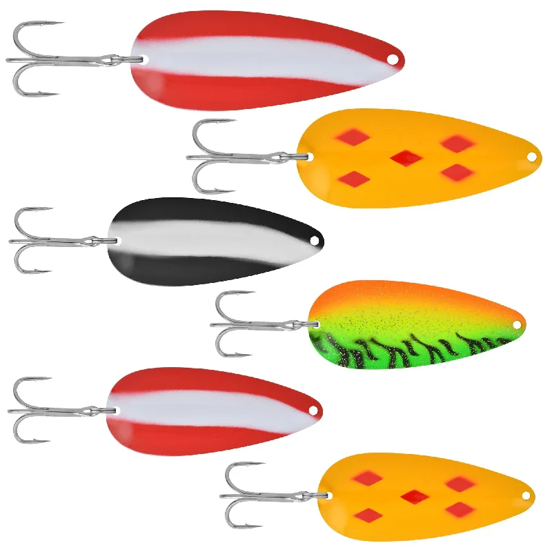 Apex Bass/Pike Gamefish Spoon Kit Qty 6