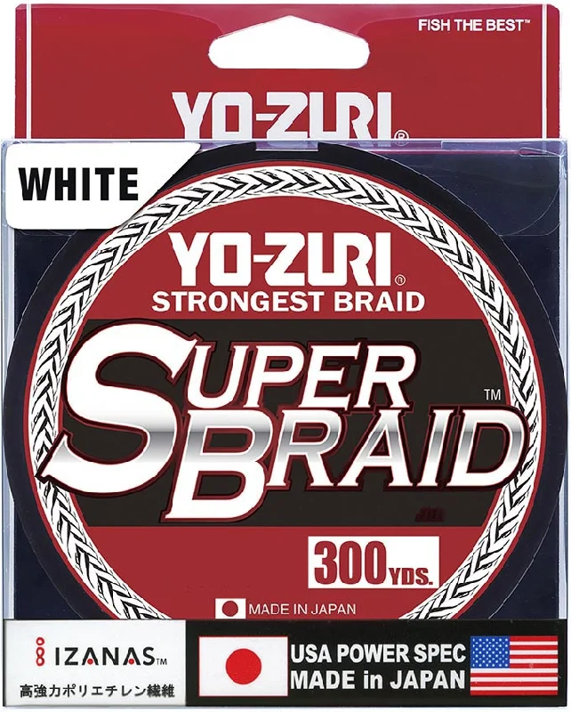 Yo-Zuri SuperBraid White - 300 Yard Spool