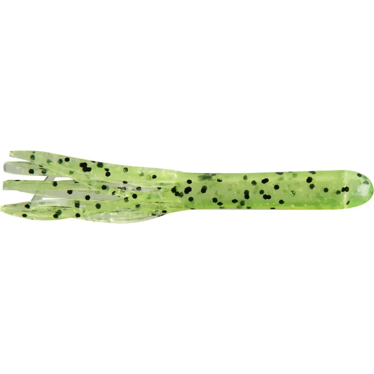 Gitzit Fat Tubes 3.5" Chartreuse/Multi Sparkle Qty 10