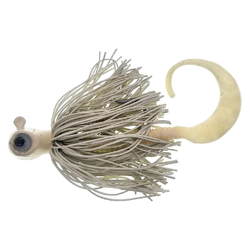 Cato Lures Live Rubber Striper Jig 1-1/2 Oz White (Bulk)