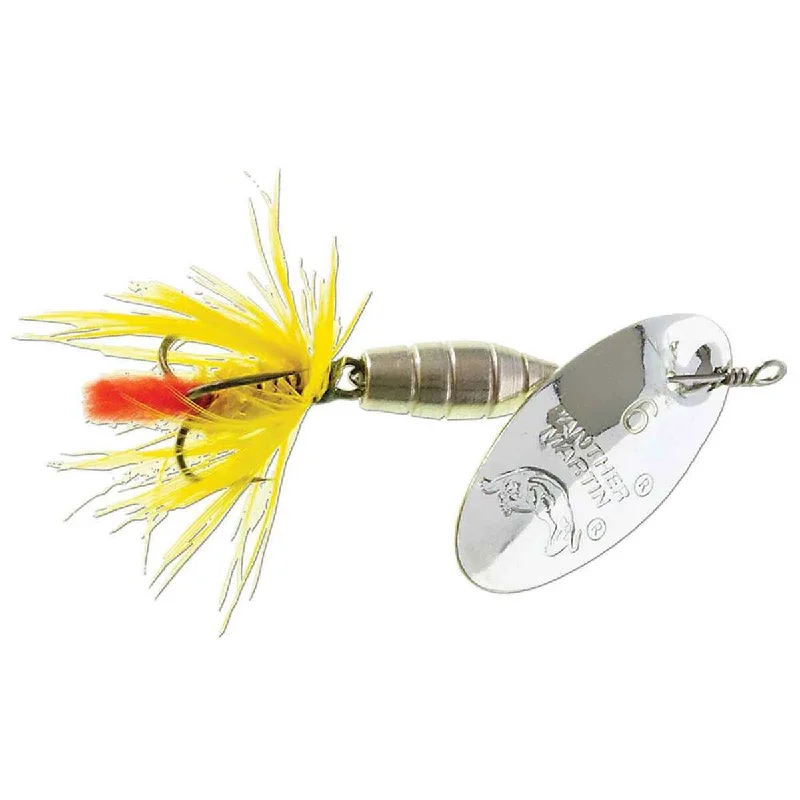 Panther Martin Deluxe Fly In-Line Spinner 1/32 Oz Silver Yellow