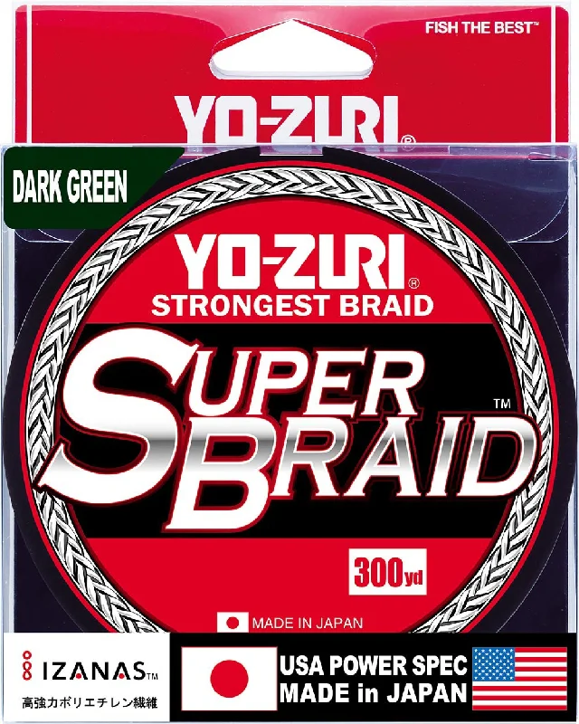 Yo-Zuri SuperBraid Dark Green - 300 Yard Spool