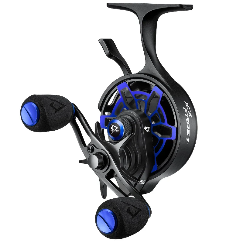 Piscifun ICX Frost Ice Fishing Reel, Magnetic Drop System,Large Spool Diameter, 7+1 Shielded BB, 2.7:1 High Speed Ratio