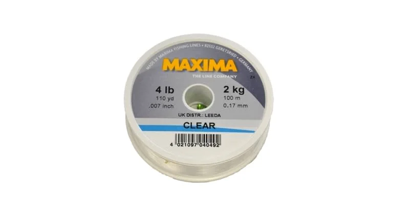 Maxima Clear leader line  27yrd 4lb test