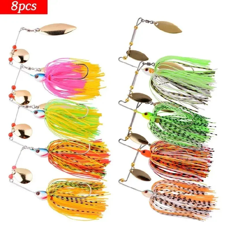 Customizable 4, 8, or 9 pc Spinnerbait Set