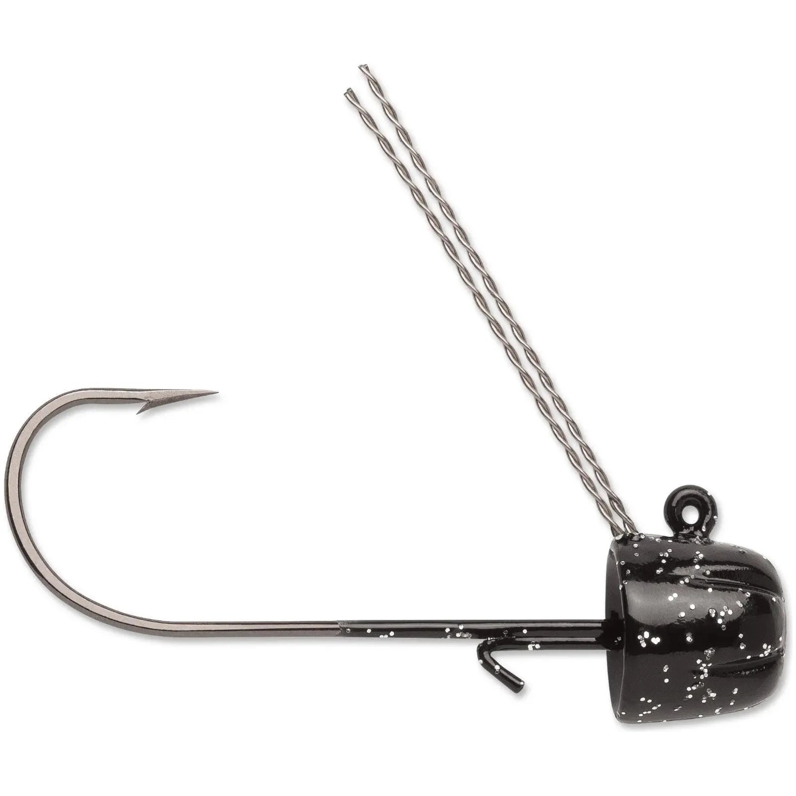 VMC Finesse Weedless Jig 3/16 Oz Black Qty 4