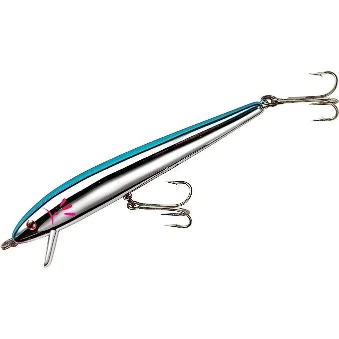 Cotton Cordell Red Fin Shallow Diver 7" 1-1/2 Oz Chrome Blue