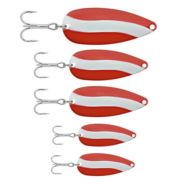 South Bend Red&White Spoons Variety 5 Pack