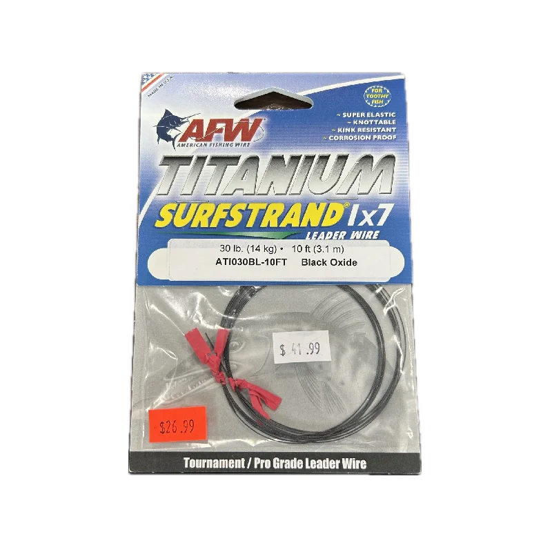 AFW Titanium Surfstrand 1x7 Leader Wire