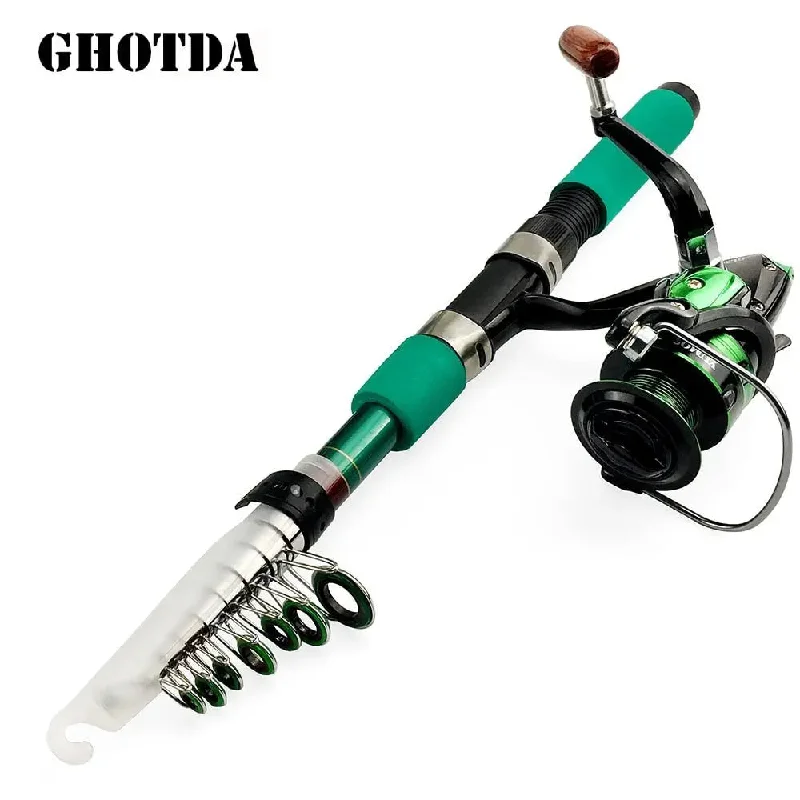 Telescopic Fishing Rod and Reel Combo for Anglers