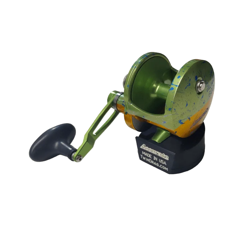 Accurate - Valiant 2-Speed Twin Drag Reel (Mahi)