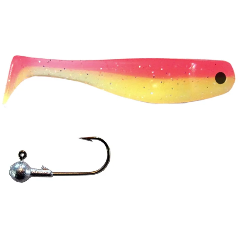 Big Joshy Minnow/Jig Head 2.75" Pink Grapefruit Qty 7