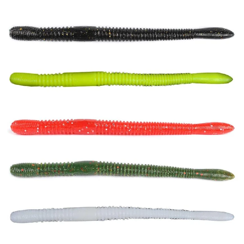 Dr.Fish 10pcs Floating Wacky Worms 4.5''