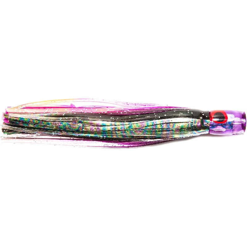 Boone Little MackJet Trolling Trolling Lure 7-1/2" 2 Oz Black Rainbow/Purple