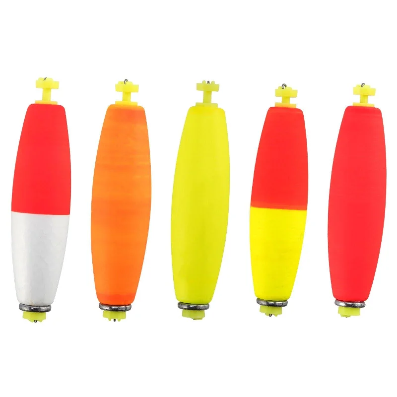 Dr.Fish 10pcs Cigar Weighted Snap-on Floats