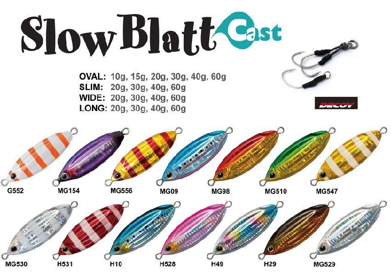 Palms Slow Blatt Cast Oval Micro Jig Lures