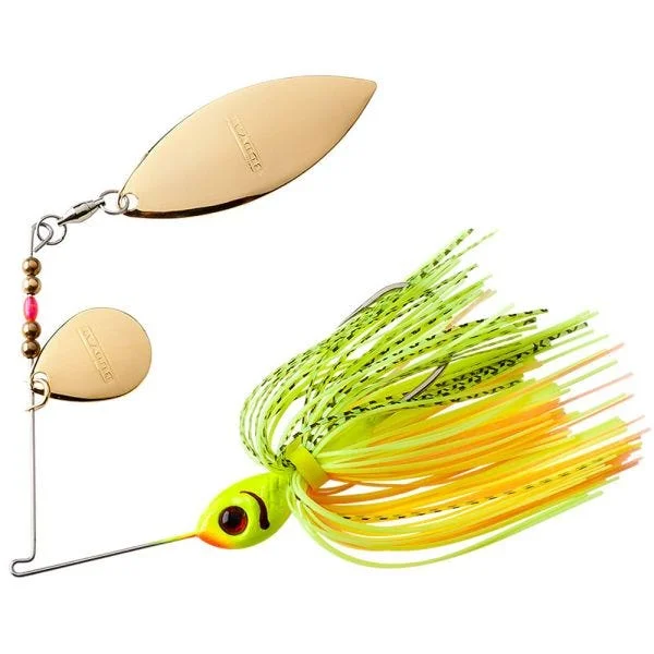 Booyah Tandem Blade Spinnerbait 1/4 Oz Chartreuse/Chartreuse Perch