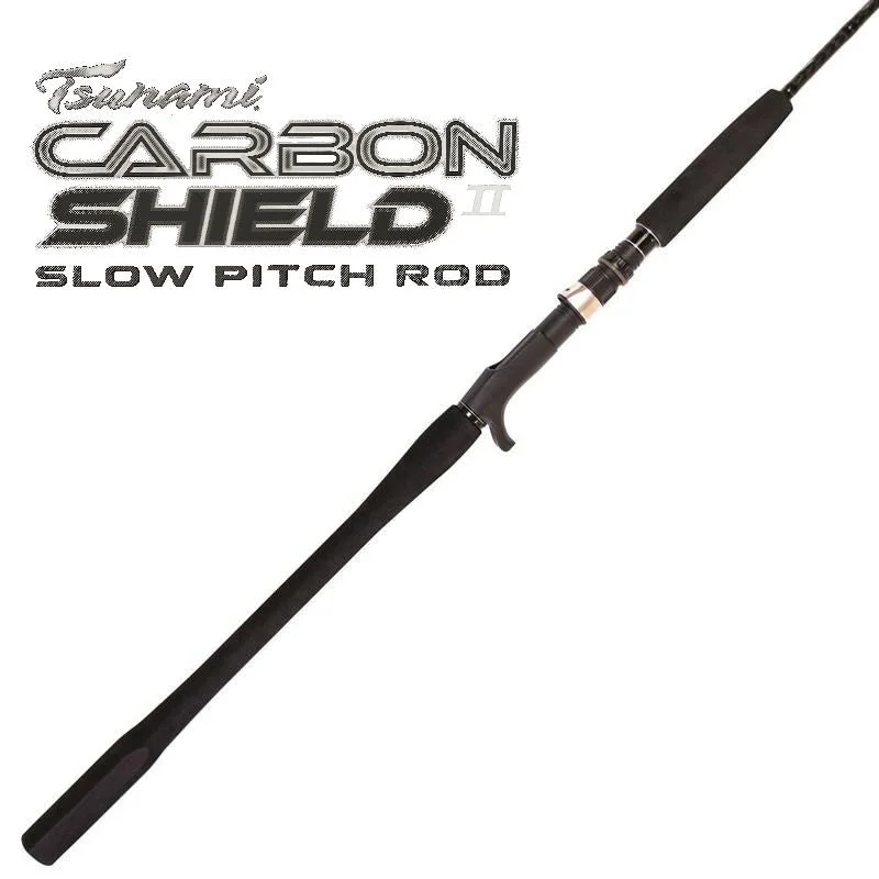 Tsunami Carbon Shield II Casting Slow Pitch Rods