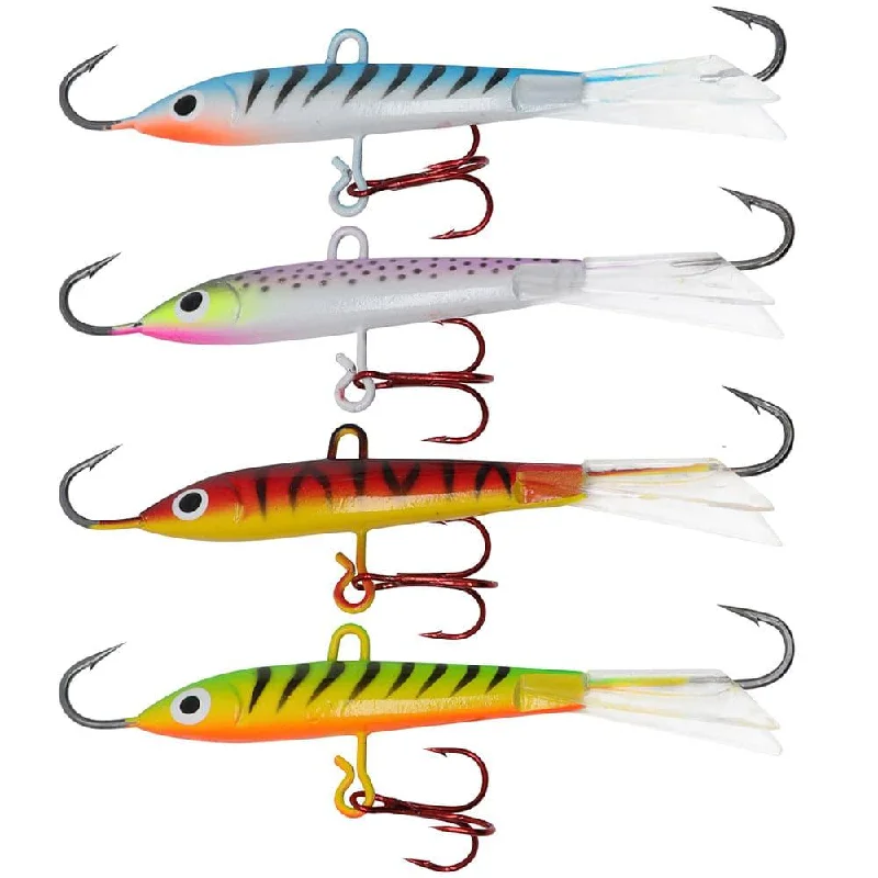 Dr.Fish 4pcs Ice Fishing Jigs 5/8oz