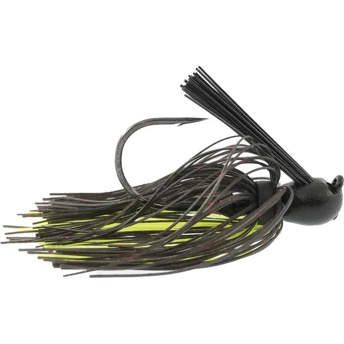 Missile Baits Ike's Mini Flip Jig 3/8 Oz Black Neon