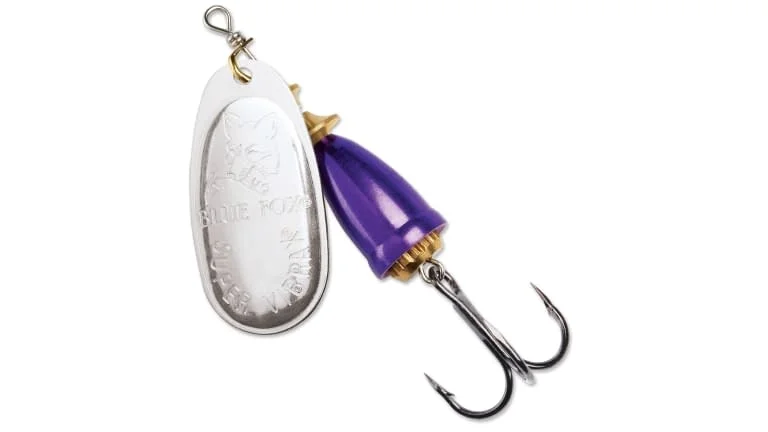 BLUE FOX CLASSIC VIBRAX SPINNER Size 5 SILVER PURPLE