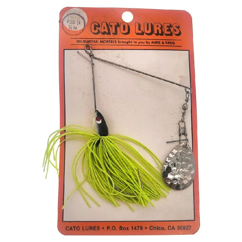 Cato Lures Spinnerbait Hammered Colorado Blade 1/4 Oz